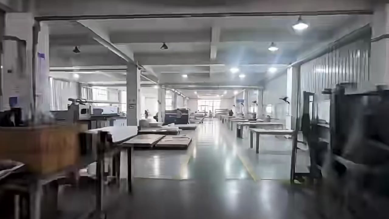Shanghai production center with custom fabrication work in progress